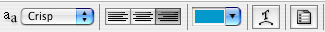 Text Tool Bar Color